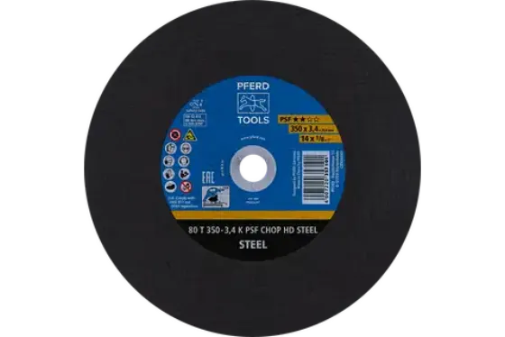 Discos de corte para serras de cortar (CHOPSAW) PSF CHOP HD STEEL ★★☆☆
