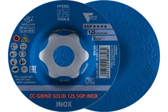 Discos de desbaste CC-GRIND SOLID SGP INOX ★★★★