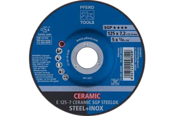 Discos de desbaste CERAMIC SGP STEELOX ★★★★