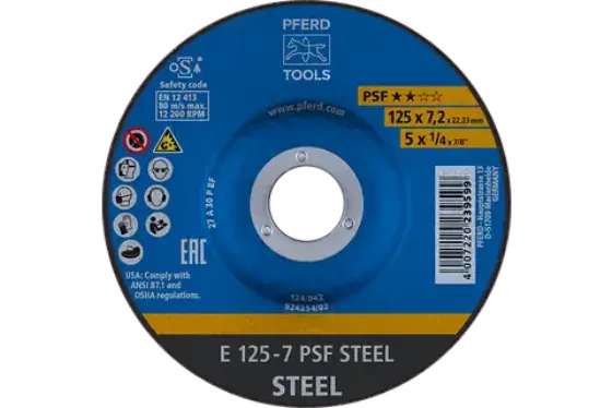 Discos de desbaste PSF STEEL ★★☆☆