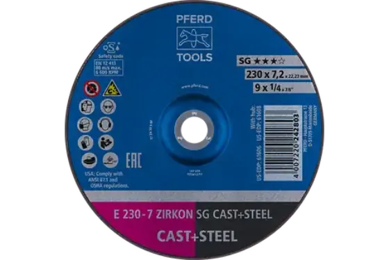 Discos de desbaste ZIRKON SG CAST+STEEL ★★★☆