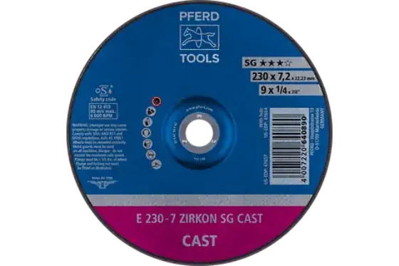 Discos de desbaste ZIRKON SG CAST ★★★☆