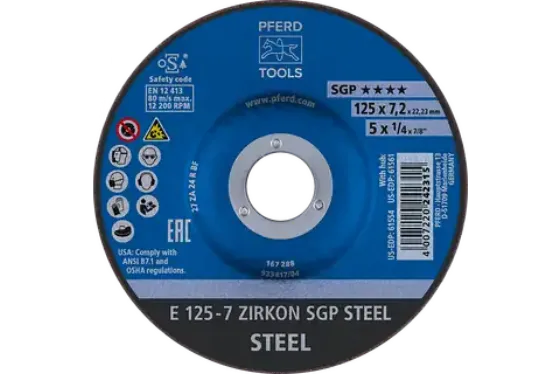Discos de desbaste ZIRKON SGP STEEL ★★★★