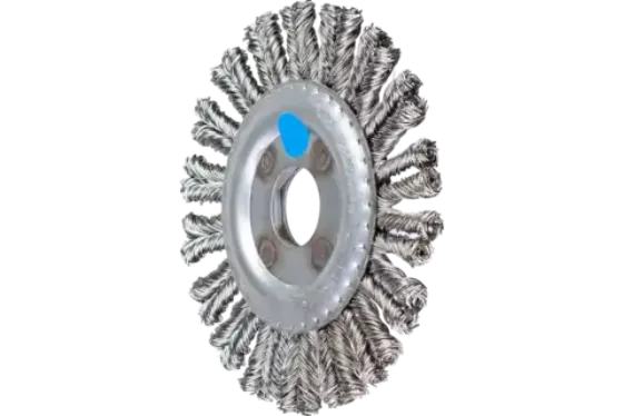 Escovas cilíndricas trançadas, tubulação COMBITWIST INOX-TOTAL, com furo