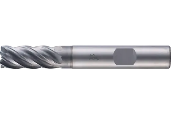 Fresa de topo de carboneto de tungstênio sólido Universal com cinco lâminas UC5, design de canto radial – sistema métrico