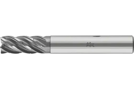Fresa de topo de carboneto de tungstênio sólido Universal com cinco lâminas UCD5, design de canto radial com quebra-cavacos, 2xD – sistema métrico