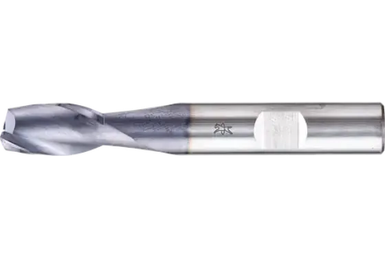 Fresa de topo universal com duas bordas de corte UC2, design de canto afiado – sistema métrico
