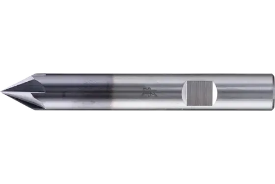 Fresa de topo universal de rebarbamento UD, formato cônico – sistema métrico