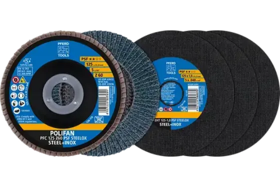 Jogos de disco de corte e disco lamelar STEELOX