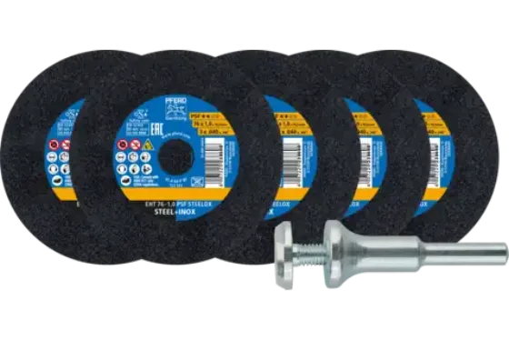 Kit básico de discos de corte para esmerilhadeiras retas