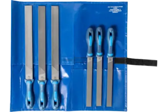 Limas mecânicas em bolsa plástica, cortes diversos