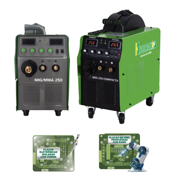 INVERSORA MIG/MMA 250 COMPACTA
