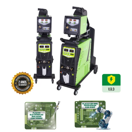 Inversora Multiprocesso MIG 750 C e MIG 750 C Refrigerada